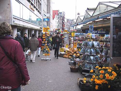 ripoff bloemenmarkt Singel, hindernis