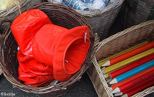 ripoff bloemenmarkt Singel, hoed