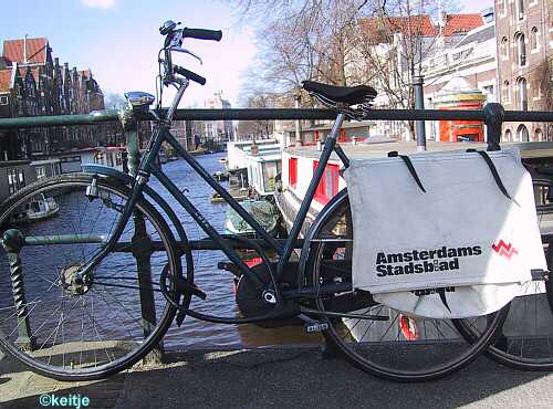fiets Amsterdams Stadsblad.
