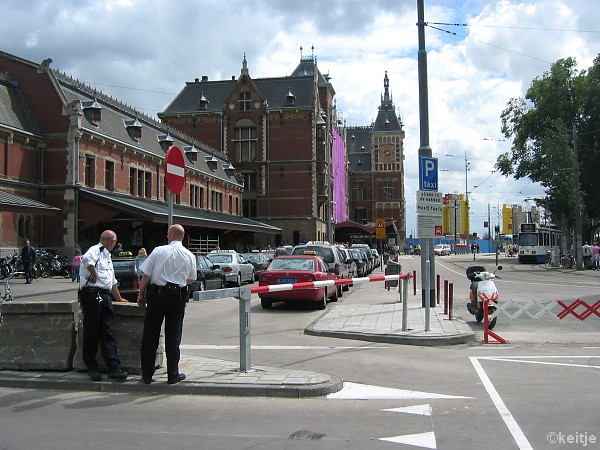 taxislagboom Centraal Station